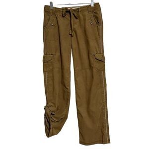 NWT Mossimo Supply Co. Pants Womens Size 9 Brown Low Rise Relaxed Corduroy Cargo